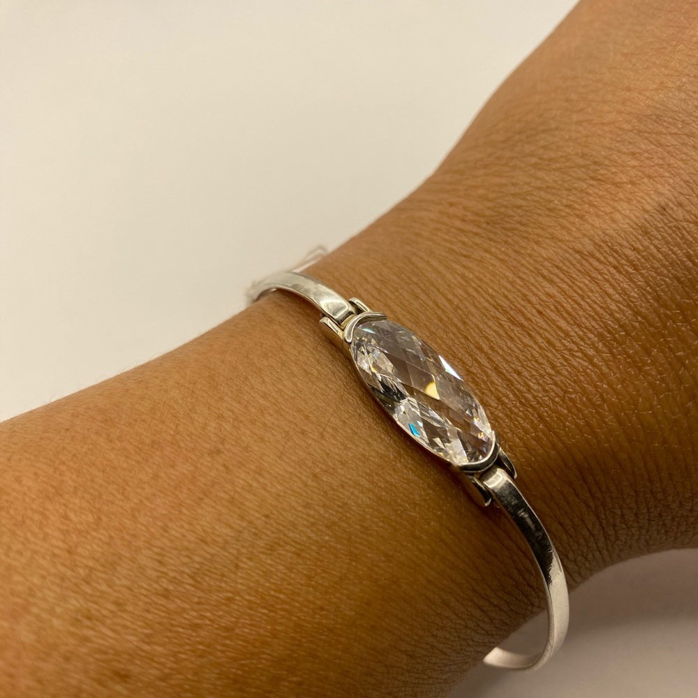 Sterling Silver Crystal Bracelet